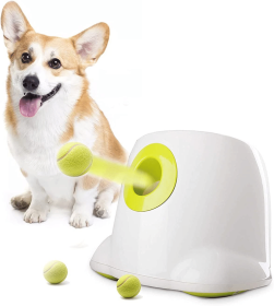 Dog launcher dog server interactive toy tennis ball throwing machine automatic throwing machine pet toy; dog gifts-D