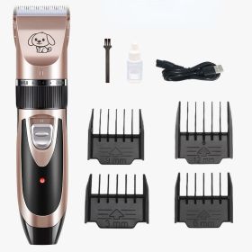 Dog Grooming Kit Clippers Low Noise pet grooming; Rechargeable grooming; Pet Hair Thick Coats Clippers Trimmers Set Suitable for Dogs & Other Pets