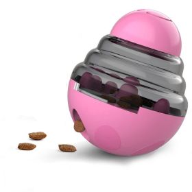 Dog tumbler misses the ball pet misses the ball toy snacks training plastic ball-S