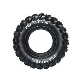 Dog Pet Chew Tires Durable Natural Rubber Chew Resistant Toy Treat Feeder Dispenser Dogs Teeth Cleaning Toy Dog Playing Interaction Iq Training