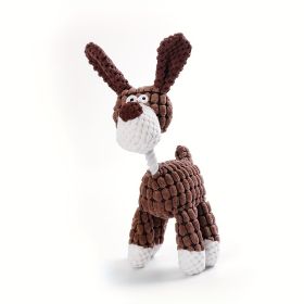 Dog Plush Toys Chew Toy For Medium And Large Dogs, Durable Squeaky Molar Toy For Dog-M