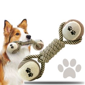 Dog Braided Rope Toy Durable Toys for Aggressive Chewers Dog Chew Toys Teeth Cleaning Safe Bite Resistant Toothbrush Stick for Puppies & Dogs