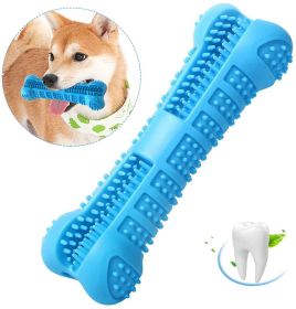 Chew Toy Stick Dog Toothbrush with Toothpaste Reservoir Natural Rubber Dog Dental Chews Care Toys Bone for Pet Teeth Cleaning