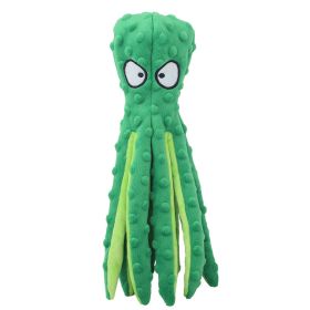 1 Piece Pet Squeak Toys Cartoon Octopus Shape Toy Pet Anxiety Relief Calming Aid Toy For Cats Dogs-Z
