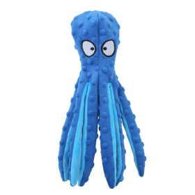 1 Piece Pet Squeak Toys Cartoon Octopus Shape Toy Pet Anxiety Relief Calming Aid Toy For Cats Dogs-B
