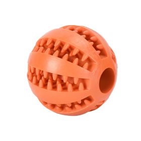 Dog Squeaky Ball Toy; Pet Chew Toy For Dog; Tooth Cleaning Ball Bite Resistant Pet Supplies-X