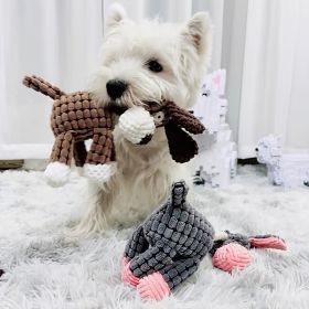 Dog Squeaks Toys; Plush Chewing Toys; Puppy Chewing Toys; Cute Animal Shaped Toys For Dogs-Z
