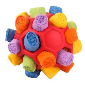 Dog Sniffing Ball Innovative Pet Shaking Training Toys for Pet Training Tooth Cleaning Puppy Chew Relieve Boredom Dog Toy-M