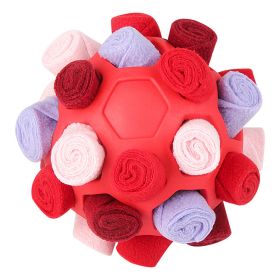 Dog Sniffing Ball Innovative Pet Shaking Training Toys for Pet Training Tooth Cleaning Puppy Chew Relieve Boredom Dog Toy-L