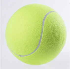 Big Tennis Ball for Dogs-9.5" Inflatable Giant Tennis Balls Large Pet Toys for Outdoor/Indoor Sports-I