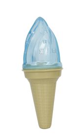 Pet Life Ice Cream Cone Cooling 'Lick And Gnaw' Water Fillable And Freezable Rubberized Dog Chew And Teether Toy-A