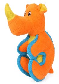 Pet Life Cartoon Funimal Plush Animal Squeak Chew Tug Dog Toy-P