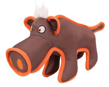 Pet Life Animal Dura-Chew Reinforce Stitched Durable Water Resistant Plush Chew Tugging Dog Toy-J