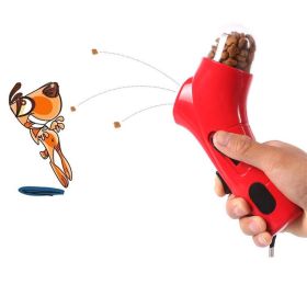 Pet Life Press N' Fetch Pet Dog Cat Interactive Treat Launcher Toy-D