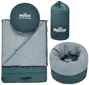 Dog Helios 'Switch-Back' 2-in-1 Convertable Travel Dog Mat & Rounded Camping Bed