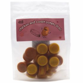 Chicken Chips for Dogs With Sweet Potato Paste Oreo Sweet Potato Paste & Chicken Dog Treats - Limited Ingredient Healthy Dog Treats 8oz