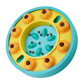 Dog Puzzle Food Feeder Slow Feeding Bowl Interactive Toy Dog Treat Dispensing Toy-O