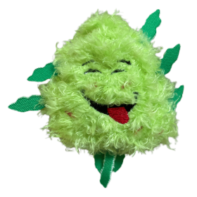 My Name is Bud Jr, Funny Catnip Weed Nug Cat Toy, Cute Stuffed Parody Pot Nug, Cool Plush 420 Novelty for Cats, Kittens & Their Owners -D
