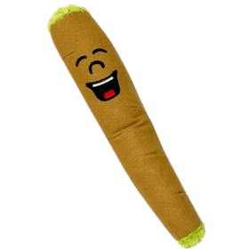 My Name is B, Cute Stuffed Parody Blunt Dog Toy, Funny Squeaky Weed Toy, Cool Plush Novelty 420 for Pets & Their Owners -A