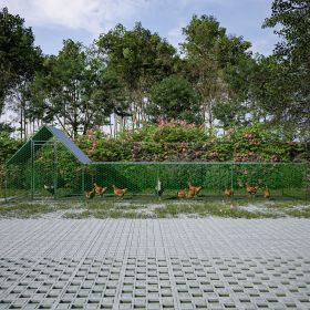 26'Lx6.7'Wx6.6' ft Large Metal pen Walk-in Galvanized Wire Pen Cage with Waterproof & Anti-Ultraviolet Cover for Outside