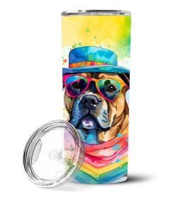 Cane Corso Hippie Dawg Stainless Steel Skinny Tumbler Vacuum Double Walled Reusable Insulated Tumbler Travel Cup Coffee Cocktails Lid 20 oz