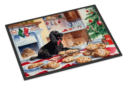 American Water Spaniel Christmas Cookies Doormat Front Door Mat Indoor Outdoor Rugs for Entryway, Non Slip Washable Low Pile, 24H X 36W -G