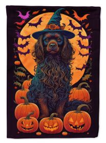 Boykin Spaniel Witchy Halloween Garden Flag Mailbox Flag Decorative Yard Flag Banner Outside Patio Artwork Yard Flower Beds Garden