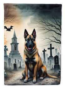 Belgian Malinois Spooky Halloween Garden Flag Mailbox Flag Decorative Yard Flag Banner Outside Patio Artwork Yard Flower Beds Garden
