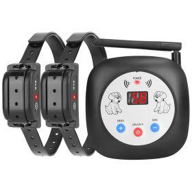 328FT Electric Wireless Dog Fence System With GPS Loion Monitor Collar Receiver