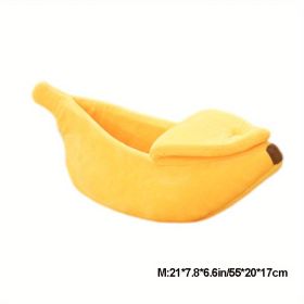 Cute Banana  Bed Cave Banana Bed For  Dog Warm Comfortable Nest Tent House