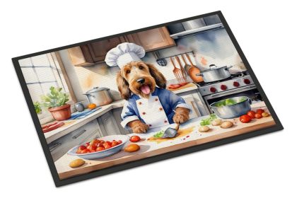 Otterhound The Chef Doormat Front Door Mat Indoor Outdoor Rugs for Entryway, Non Slip Washable Low Pile, 18H X 27W -H