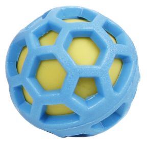 Pet Life 'DNA Bark' TPR and Nylon Durable Rounded Squeaking Dog Toy-Z