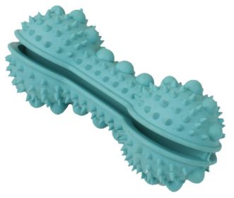 Pet Life 'Denta-Bone' TPR Treat Dispensing & Dental Cleaning Durable Dog Toy