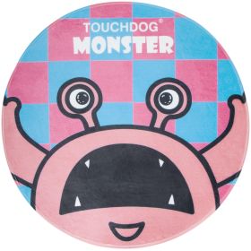 Touchdog Cartoon Up-for-Crabs Monster Rounded  & Dog Mat