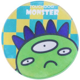 Touchdog Cartoon Alien Monster Rounded  & Dog Mat