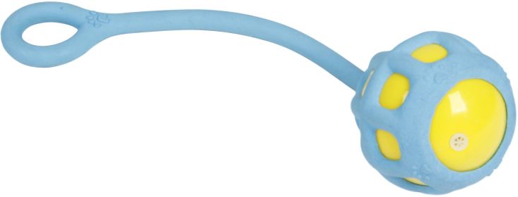 Pet Life 'Tug-O-Warp' Fetching Tugging & Chew Squeaking TPR Dog Toy