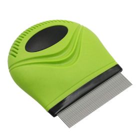 Pet Life 'Grazer' Handheld Travel Grooming  & Dog Flea & Tick Comb