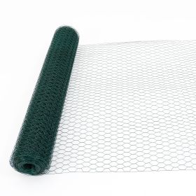 Large Size Galvanized Hexagonal Floral Green Chicken Wire Outdoor Anti-Rust Chicken Wire Poultry Netting for Garden Large penWire Fencing 60M