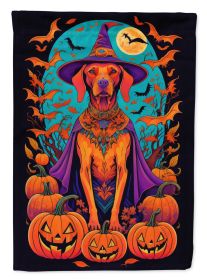 Vizsla Witchy Halloween Garden Flag Mailbox Flag Decorative Yard Flag Banner Outside Patio Artwork Yard Flower Beds Garden