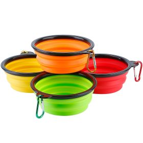 4Pcs Silicone Collapsible Dog Bowls BPA Free Travel Dog Bowl Foldable  Dog Food Water Bowl