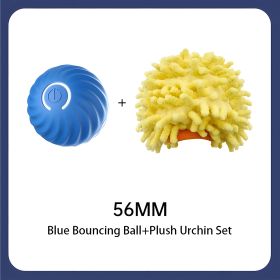 Interactive Bouncing Ball For Dogs,Automatic Smart Toy, Self-moving Rotating Stimulating Pet, USB Rechargeable Dog Toy, Electric Interactive Toy-B