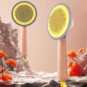 OneKey Pet Hair Remover Comb Pet Comb Grooming Brush Pet Hair Cleaner Brush  Shedding Brush Self Cleaning Slicker For Long & Short Hair s & Dogs