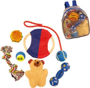 8 Piece Backpack Pet Toy Set-Z