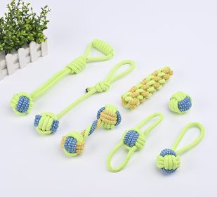 Pet toy dog toy cotton rope hand ball dog toy dog rope-T