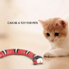 Automatic Cat Toys Eletronic Snake Interactive Toys Smart Sensing Snake Tease Toys For Cats Dogs Pet Kitten Toys Pet Accessories-W