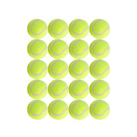 Dog Tennis Balls 20 Pack Pet Tennis Ball for Small Dogs Premium Fetch Toy Non-Toxic Non-Abrasive Material-W
