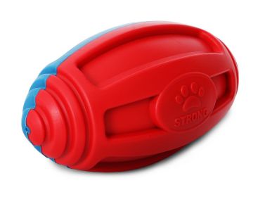 Pet Life Gridiron Football Durable Water Floating Chew And Fetch Dog Toy-U