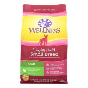 Wellness Pet Products Dog Food - Turkey & Oatmeal Recipe - Case Of 6 - 4 Lb.