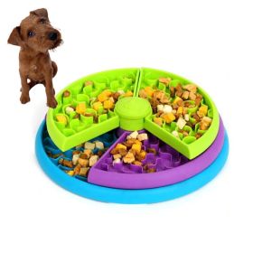 Pet Slow Food Feeder Interactive Toy for Anti Choking Bowl-D