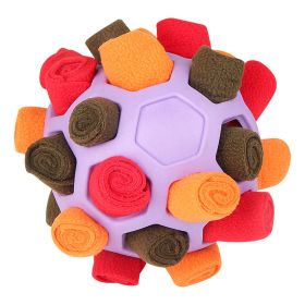Dog Sniffing Ball Innovative Pet Shaking Training Toys for Pet Training Tooth Cleaning Puppy Chew Relieve Boredom Dog Toy-K